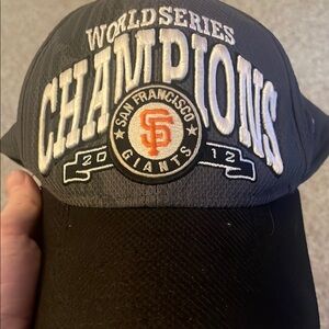 New Era Black and Gray San Francisco Giants World Series Champions Hat